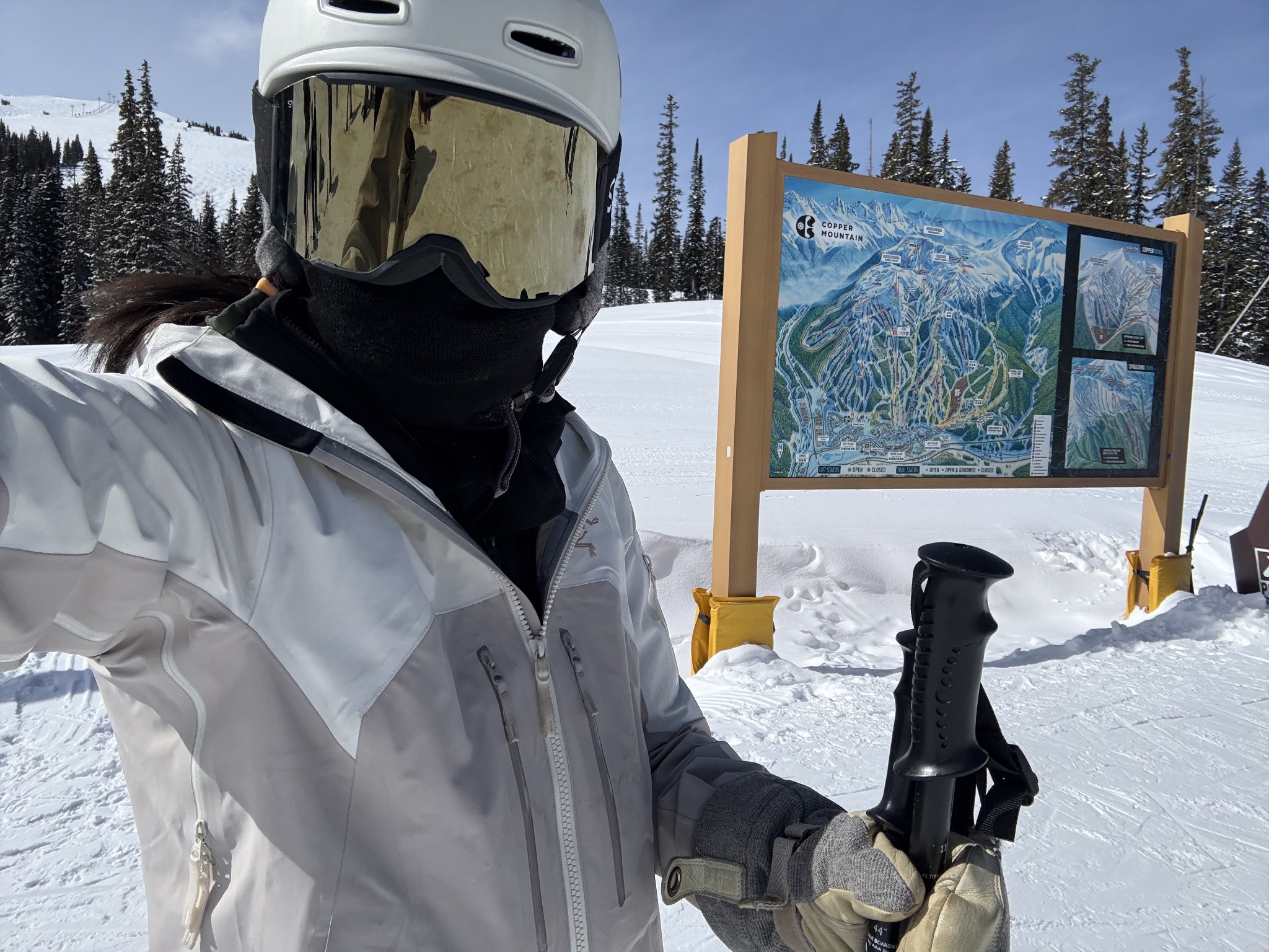 Wenxin skiing at Copper Mountain